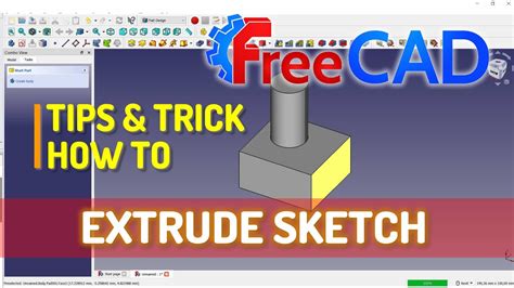 Rename <b>body</b>: In the Model tree, click on the <b>Body</b> with the right mouse button. . Freecad convert extrude to body